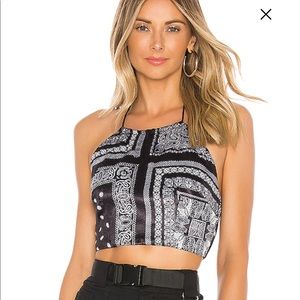 Bandana inspired top from Revolve